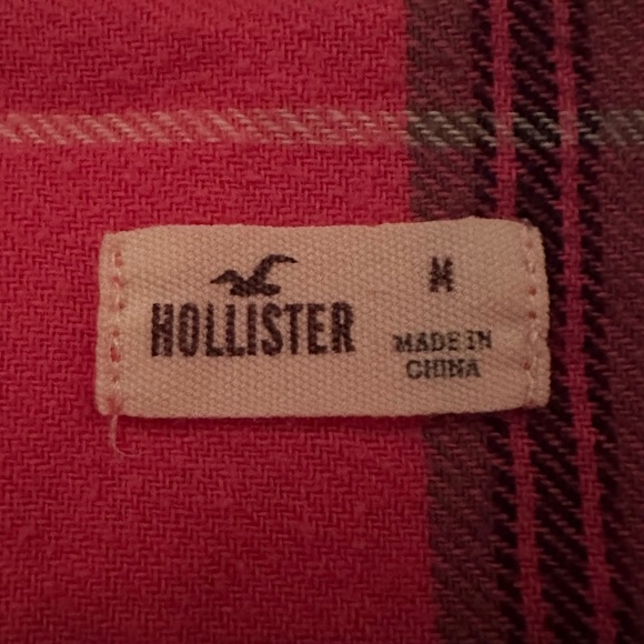 Hollister Pink Flannel - Picture 2 of 4